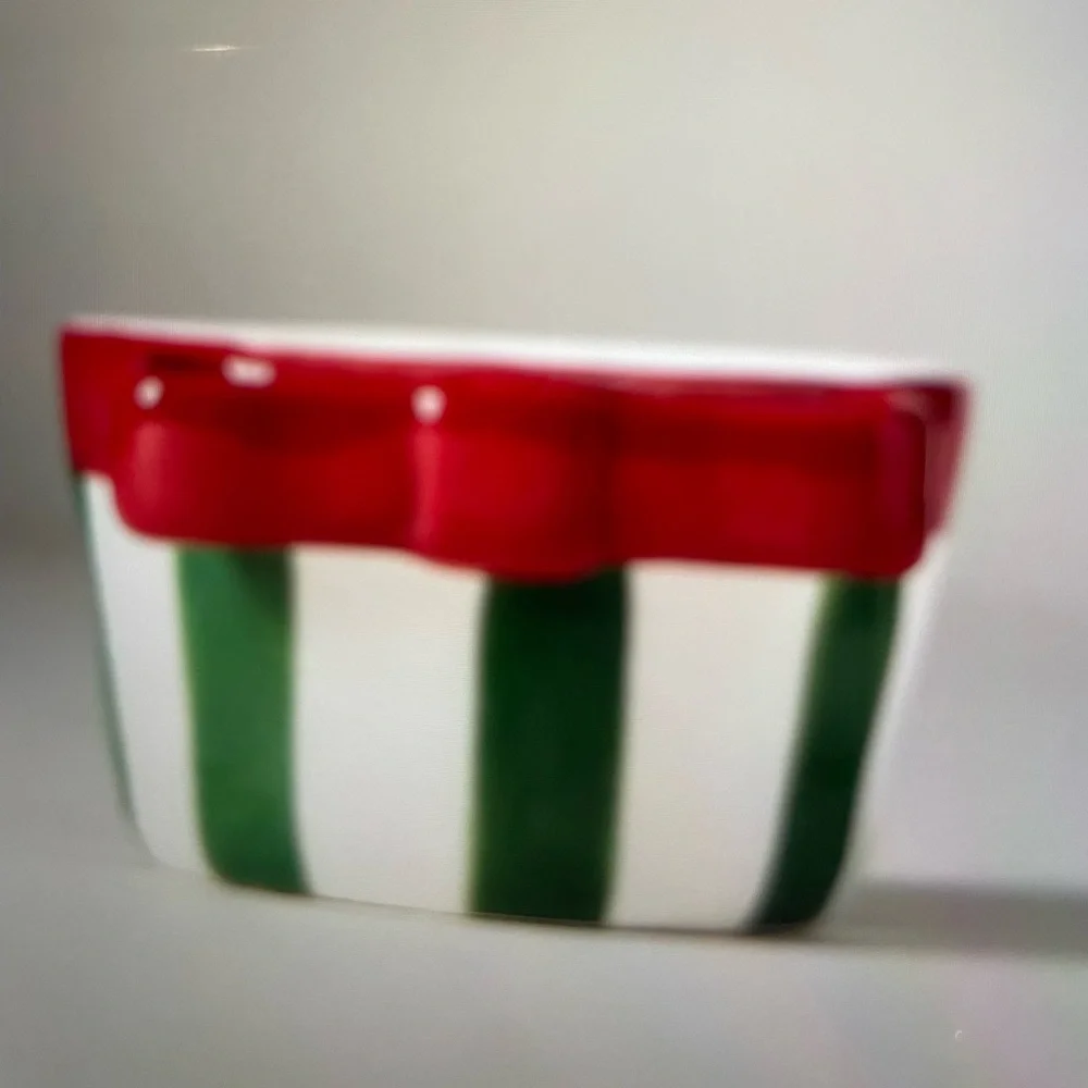 ❤️ ANTHROPOLOGIE FESTIVE DOLOMITE NUT BOWL NEW